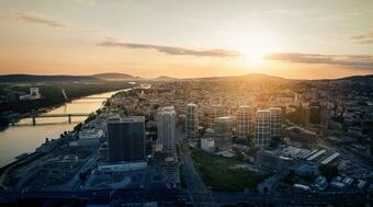 The construction of another tower of Sky Park starts