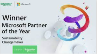 Schneider Electric Recognized as 2021 Microsoft Sustainability Changemaker Partner of the Year Award winner
