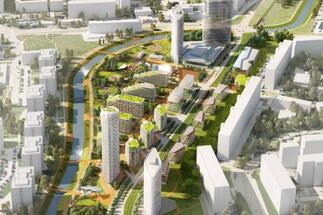 The first stage of Petržalka City has a binding opinion from the city. Its storey will be lower