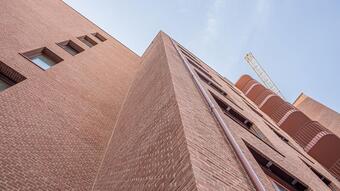 After completion, Zwirn will be the largest brick facade in Slovakia